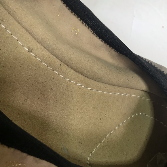 Salvatore Ferragamo My Joy Metallic Leather Ballet Flats Shoes Slip On Slides 9 - Picture 14 of 16